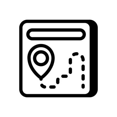 Vektör olarak Internet Route simgesi. Logotype