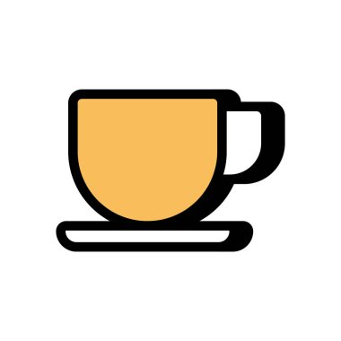 Vektör olarak kahve molası simgesi. Logotype