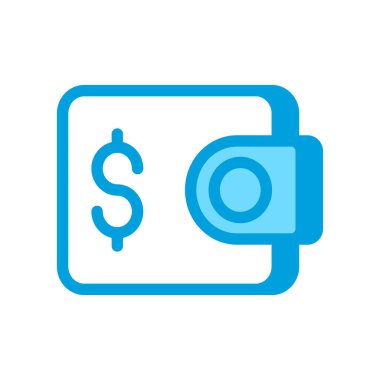 Vektör olarak cüzdan simgesi. Logotype