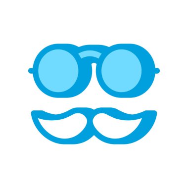 Vektör olarak hippi simgesi. Logotype