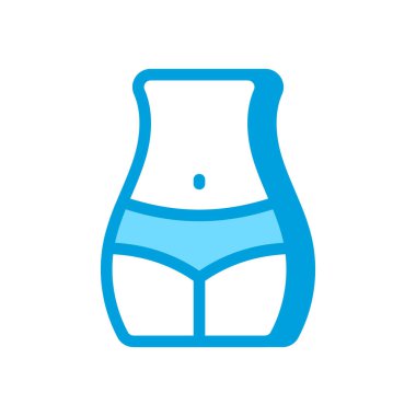 Vücut simgesini vektöre sığdır. Logotype