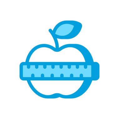 Vektör olarak Diyet simgesi. Logotype