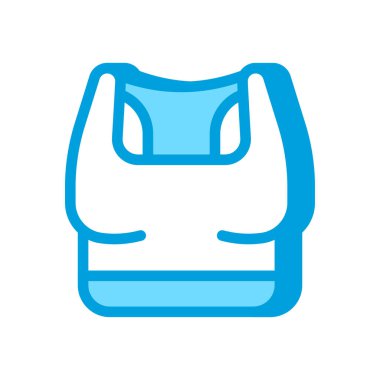 Vektör olarak spor kıyafetleri simgesi. Logotype