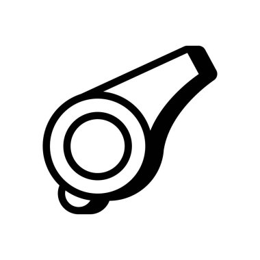 Whistle icon in vector. Logotype
