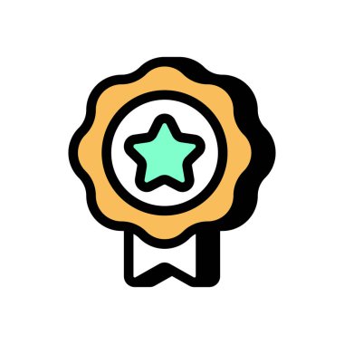 Vektör olarak ödül ikonu. Logotype