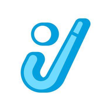 Hokey ikonu vektör olarak. Logotype