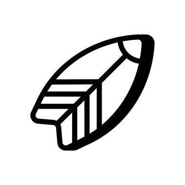 Vektör olarak sörf tahtası simgesi. Logotype