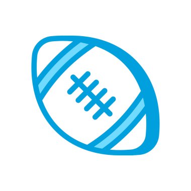 Rugby ikonu vektör olarak. Logotype
