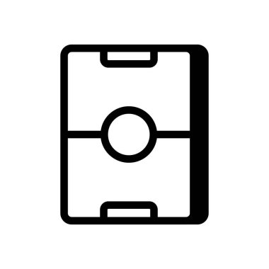 Futbolda vektör olarak bir simge. Logotype