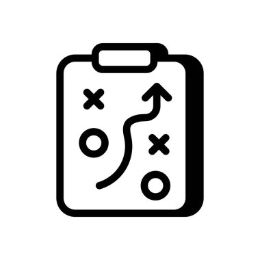 Vektör olarak GYM Strateji simgesi. Logotype