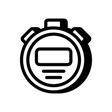 Vektör olarak kronometre simgesi. Logotype