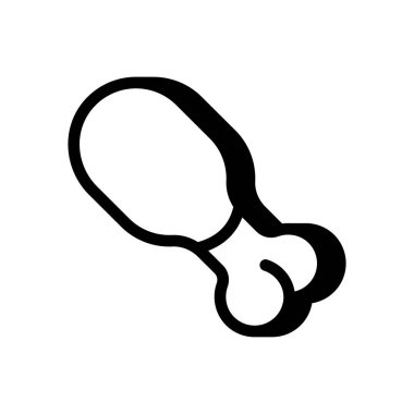 Vektör olarak et simgesi. Logotype