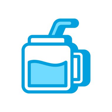 Vektör olarak meyve püresi simgesi. Logotype