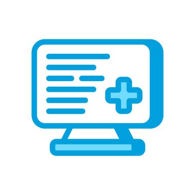 Çevrimiçi vektör simgesi. Logotype