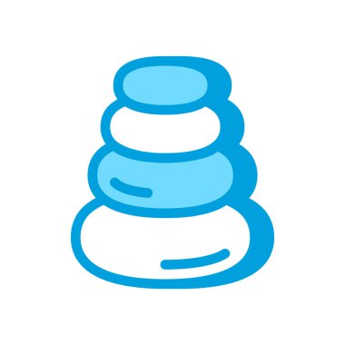 Vektör içinde rahatlama simgesi. Logotype