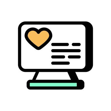 Vektör simgesini izle. Logotype