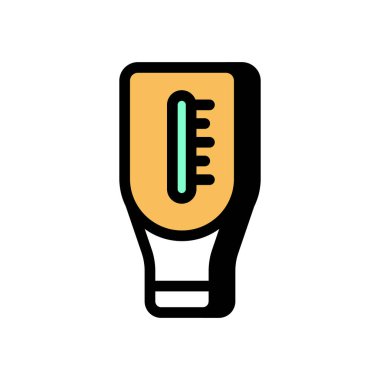 Peak Akış Ölçer simgesi vektörde. Logotype