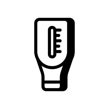 Peak Akış Ölçer simgesi vektörde. Logotype