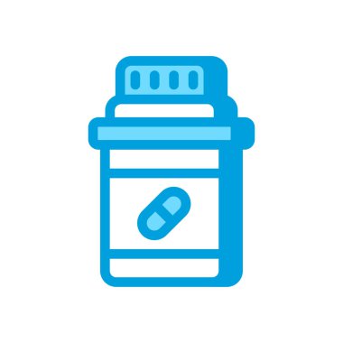 Ağrı kesici ikonu. Logotype