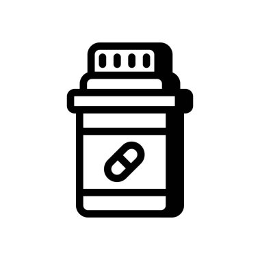 Ağrı kesici ikonu. Logotype