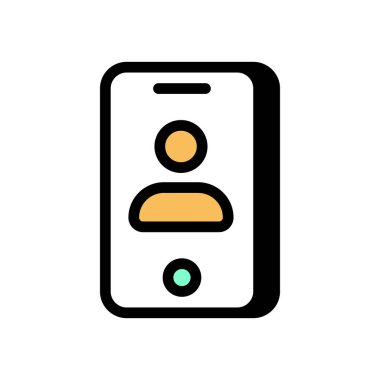 Vektör olarak uzaklık danışma simgesi. Logotype