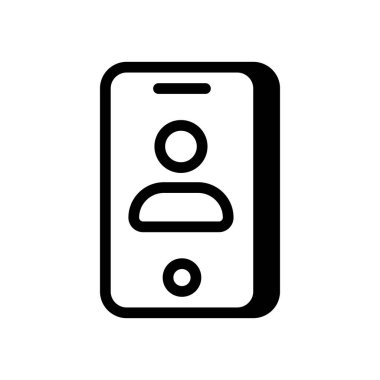 Vektör olarak uzaklık danışma simgesi. Logotype