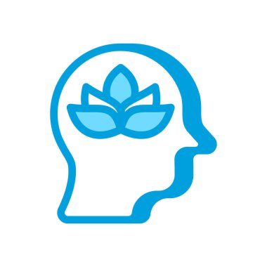 Vektör olarak Sağlıklı Zihin simgesi. Logotype