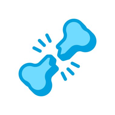 Vektör içinde çatlak simgesi. Logotype