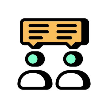 İlişki simgesi vektörde. Logotype