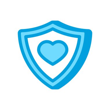 Koruyucu Yaşam simgesi vektörde. Logotype