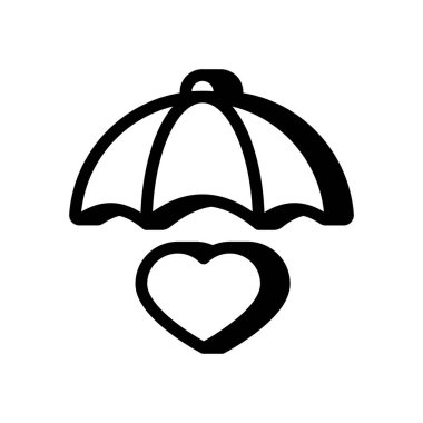 Kalp bakımı ikonu. Logotype