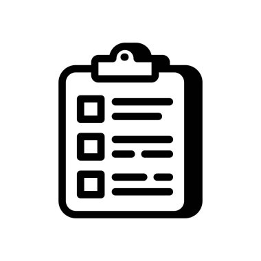 Vektör olarak atama isteği simgesi. Logotype