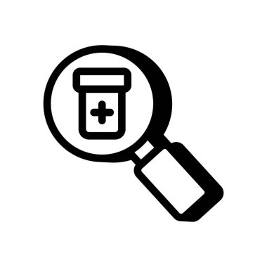 Uyuşturucu simgesini vektörde ara. Logotype