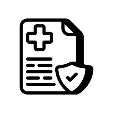 Sağlık Politikası ikonu. Logotype