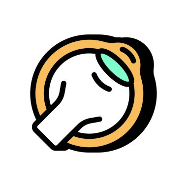 Vektör olarak Göz Topu simgesi. Logotype