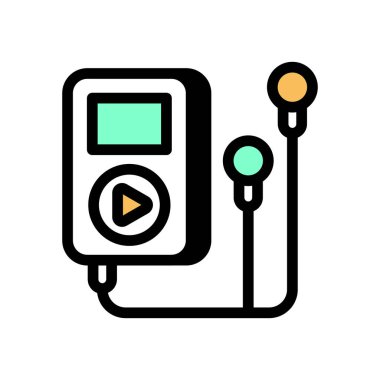 Sağlık Podcast ikonu. Logotype