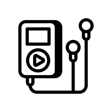 Sağlık Podcast ikonu. Logotype