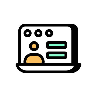 Hasta Portal ikonu vektörde. Logotype