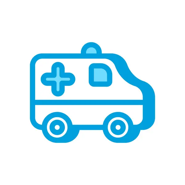 Vektör olarak ambulans simgesi. Logotype