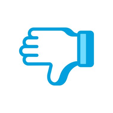 Vektör ikonundan nefret et. Logotype