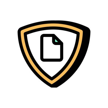 Vektör olarak telif hakkı simgesi. Logotype