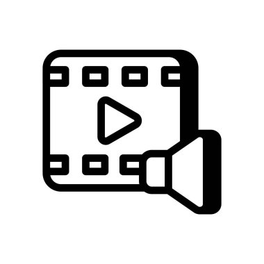 Vektör olarak ortam simgesi. Logotype