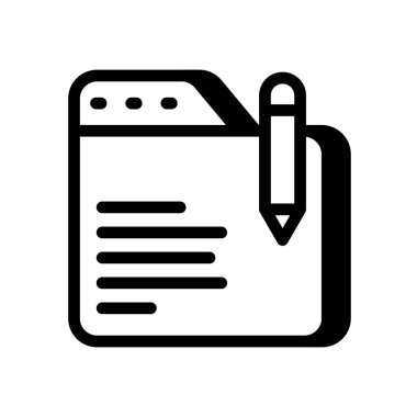 Madde simgesi vektörde. Logotype