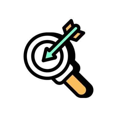 Vektör olarak niş simgesi. Logotype