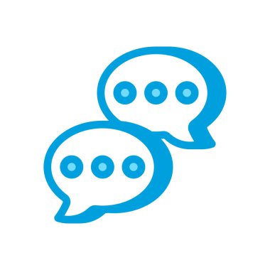 Yorumlar Bağlanma simgesi vektörde. Logotype