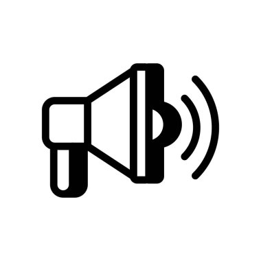 Vektör olarak ses simgesi. Logotype