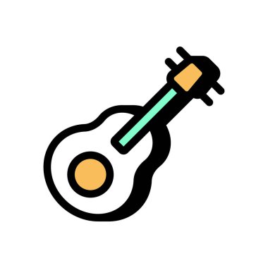 Vektör olarak akustik simge. Logotype