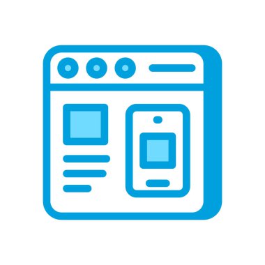 Vektör içinde tepki simgesi. Logotype