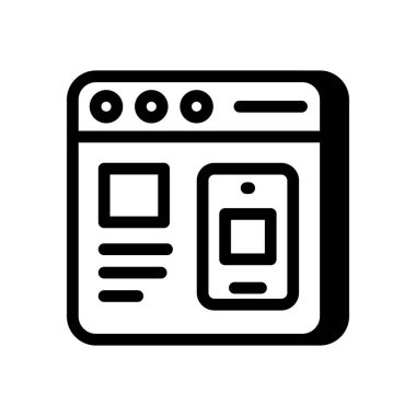 Vektör içinde tepki simgesi. Logotype