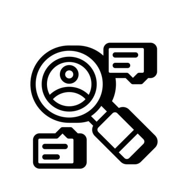 Vektör içinde kişisel içerik simgesi. Logotype